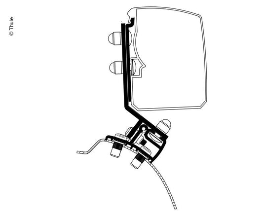 Thule luifel 3200, Adapter PSA Minivan Vast RHD