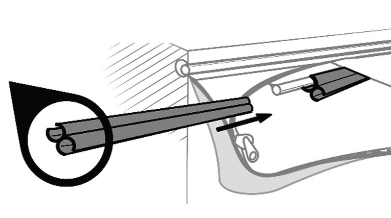 Montageset voor caravanluifels