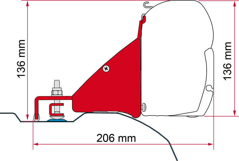 Luifeladapters voor F45S en F45L