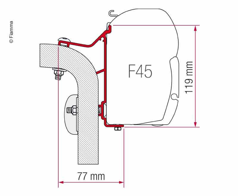 voor Adap.F45 Hymer Van/B2