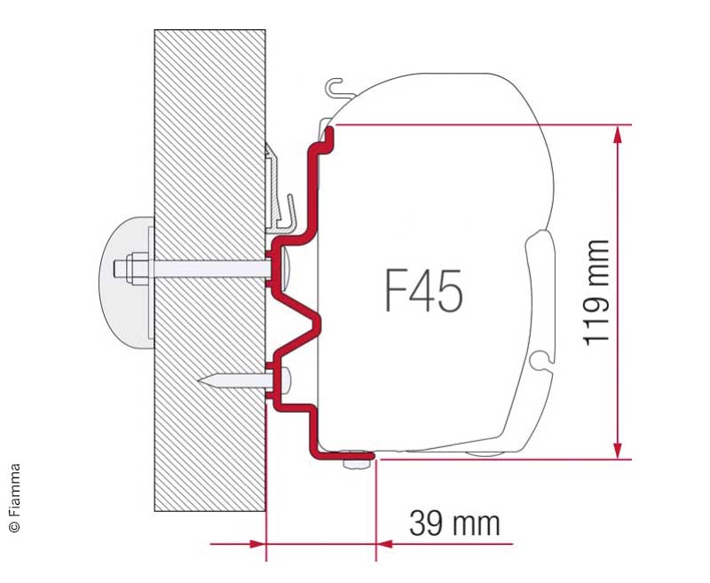 Adapter Fiamma Rapid Serie 9dF-9M-10