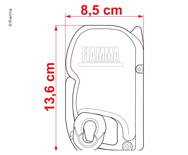 Fiamma F45s wandtent voor campers en bestelwagens