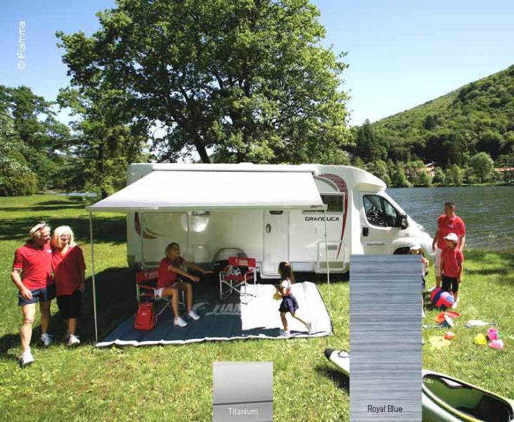 Fiamma F45s wandtent voor campers en bestelwagens