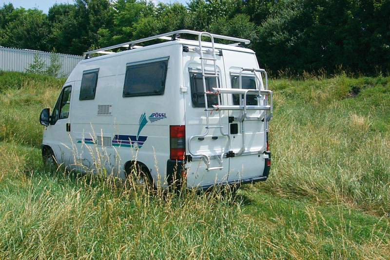 Eurocarry achterrek Ducato/Sprinter/Boxer/Jumper 94-06, voor 2 wielen