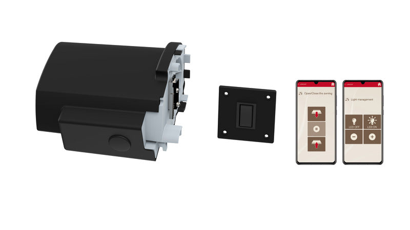 Fiamma 12 V Motor Kit Advanced voor F80L - Diep Zwart
