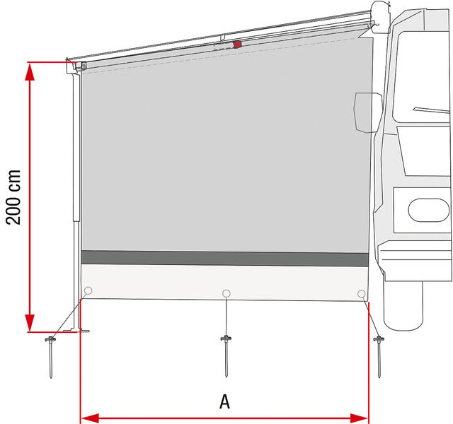 Seitenwand CaravanStore