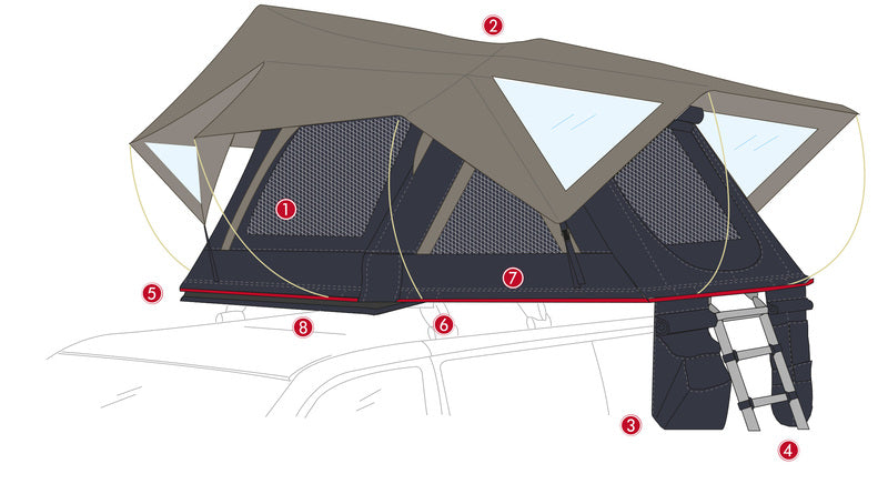 Fiamma Moonlight Tent 140 en 180