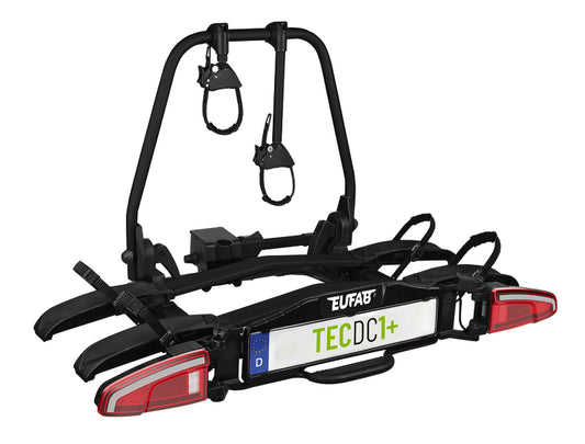 TECDC1+ fietsendrager met led-achterlichten – voor 2 fietsen