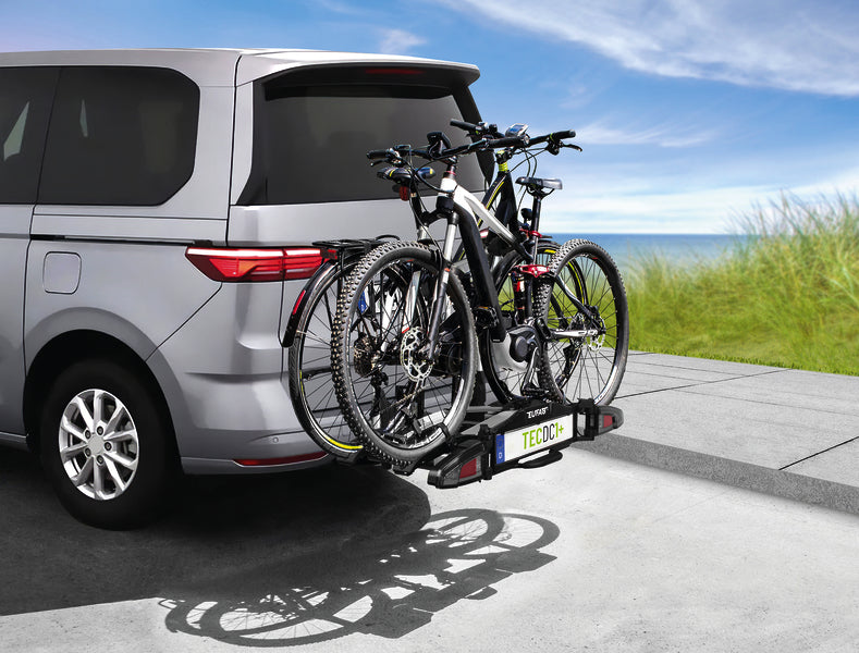 TECDC1+ fietsendrager met led-achterlichten – voor 2 fietsen