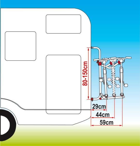 Achterdrager Carry Bike UL voor 2 wielen