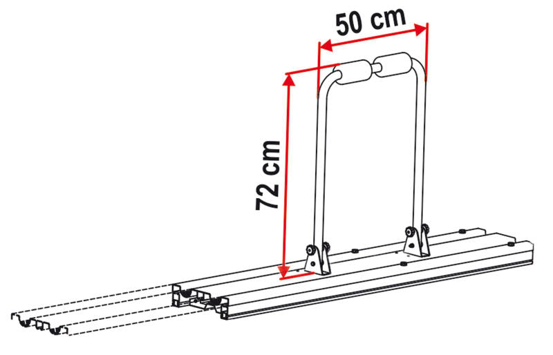 Kit Bike Slide voor 2 fietsen