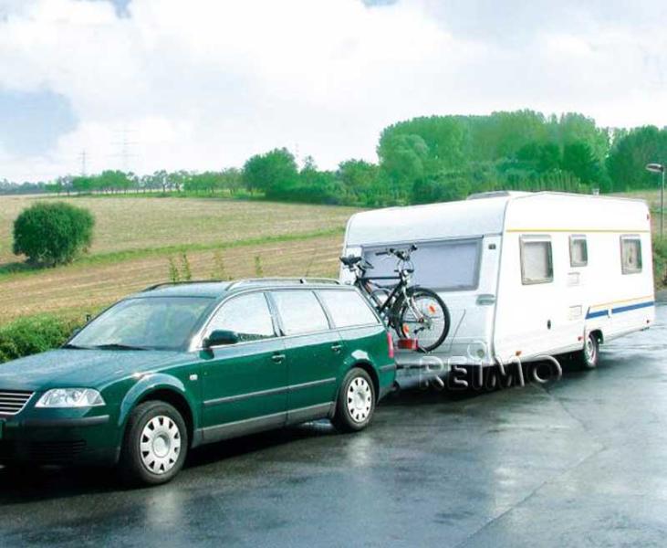Disseladapter Caravan, montage voor fietsendrager