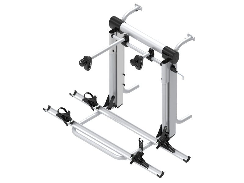 achterste bagagedrager E-bike Lift Short Rail voor 2 E-bikes of 3 wielen tot 60