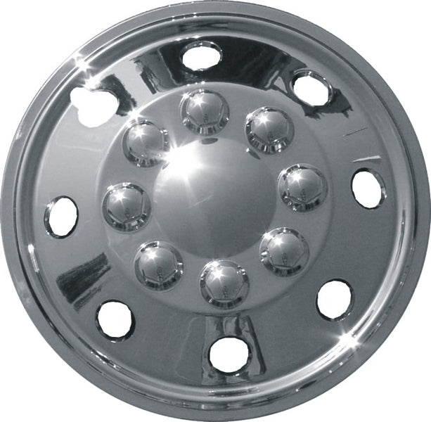 Wieldeksel chroom 16"