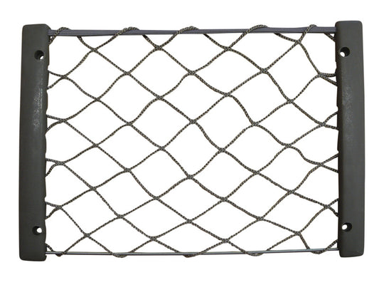 Opbergnet 31,5x21,5cm donkergrijs, 31,5x21,5cm.