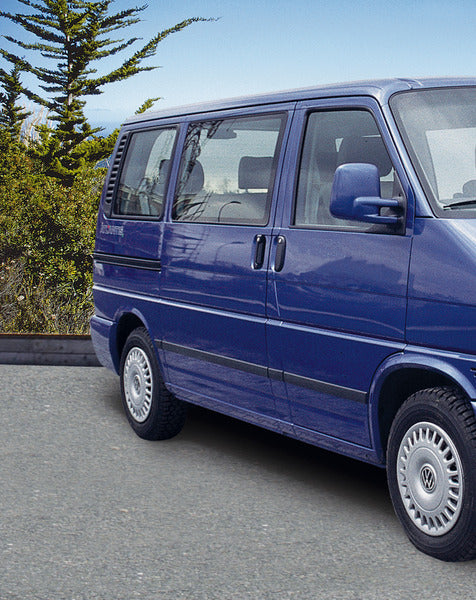 Flankbescherming VW T5 KR zwart