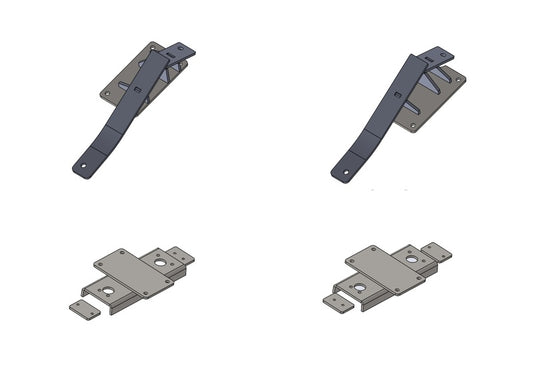 Carbest complete adapterset voor Carbest-autolift – Voor Mercedes-Benz Sprinter-modellen met voorwielaandrijving vanaf 2020 (standaardchassis)