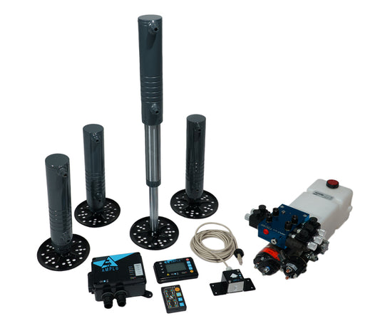 AMPLO hydraulische hefsteunen – automatisch 12 V-nivelleringssysteem voor de Ford Transit (vanaf 2022)