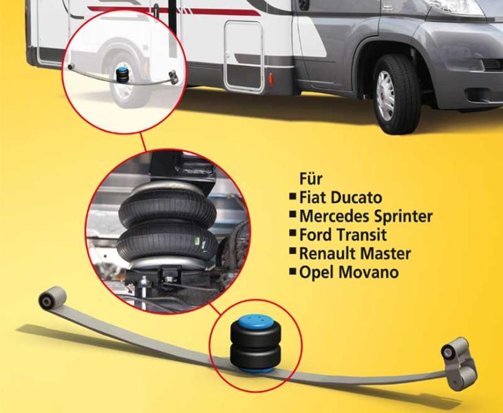 VB-SemiAir 2-cirkels hulpluchtvering Comfort Set MB Sprinter 209-324 van bouwjaa