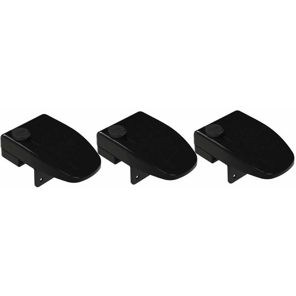 Deurslot Veilige Deurkozijn, 3 stuks in set zwart