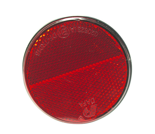 Reflector rond 72mm zelfklevend rood, SB 1st