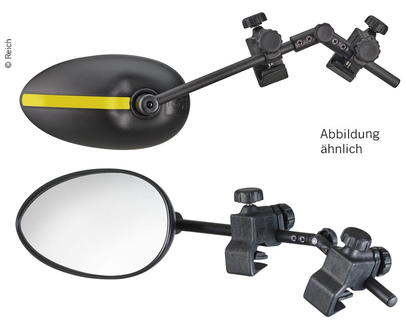 Speed Fix Slip-on spiegel XXL met convex glas - set van 2