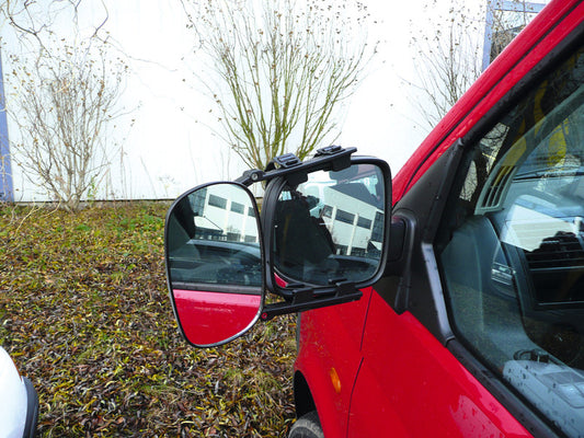 Caravan Slip-on spiegel voor grote buitenspiegels van auto's