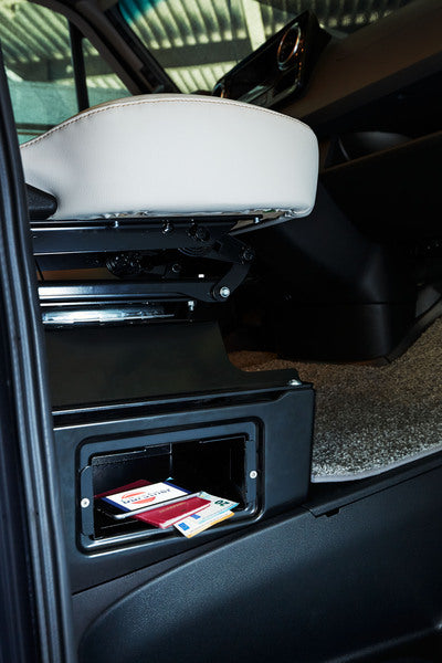 Mobil-Safe stoelbasis veilig voor MB Sprinter vanaf modeljaar 2019