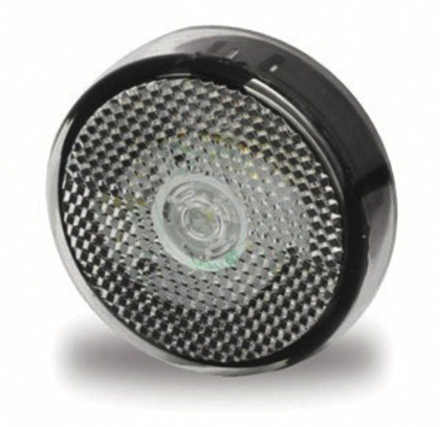 LED zijmarkeringslicht, 12V, 1W, helder, 700 mm kabel, IP67