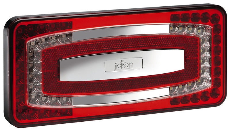 LED multifunctioneel licht, 9-32V, rode 500 mm kabel, IP67