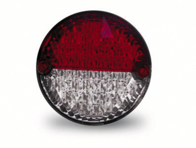 LED-BlinkBremsAchterlicht 12V, 3/3/0,3W IP67 500 mm kabel rood