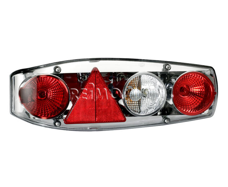 hoeklamp CARALUNA II plus chroom, Rechts