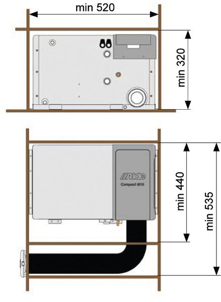 Alde Compact 3030 gasboiler