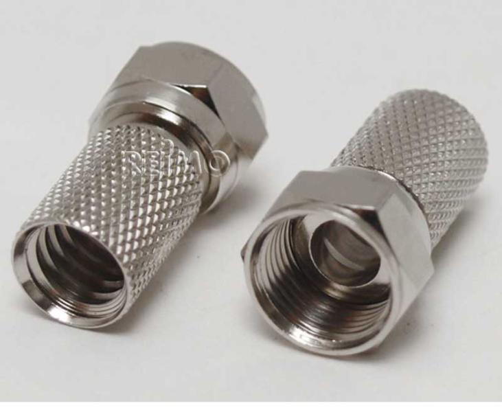F-stekker voor Koaxialkabel 6,5mm