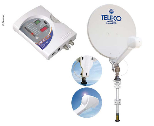 Voyager Digimatic 65 satellietsysteem met DSF90E/HD en mast