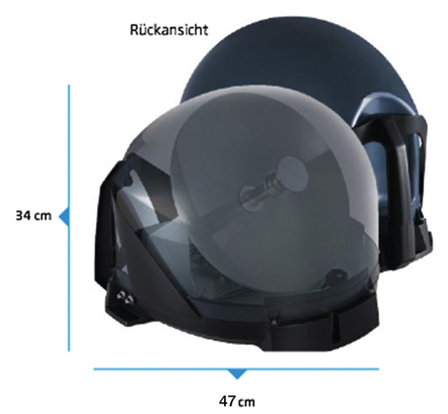 Draagbare SAT antenne met automatische uitrichting