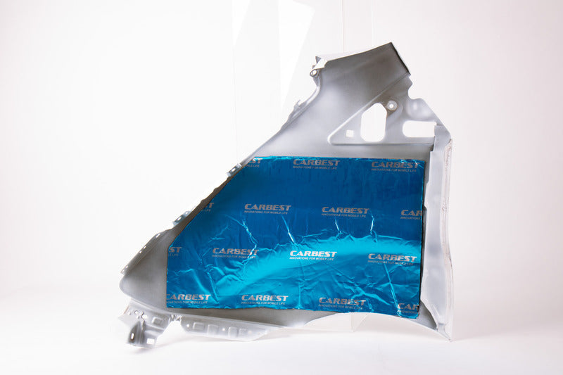 Geluidsisolatie Alubutyl, zelfklevend, 2mm dik, 100x50cm, 100x50cm