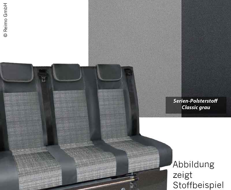 Slaapbank VW T6/5 Trio Style V3000 maat 10 3-zits Classic 2 warmtewisselaar Clas