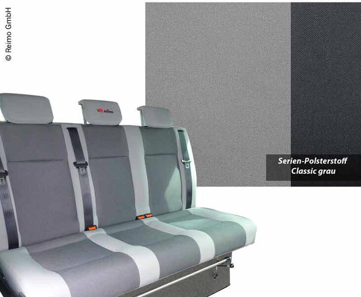Slaapbank VW T6/T5 V3000 maat 14 1305 mm breed, 3-zits, achterbank T5 & T6