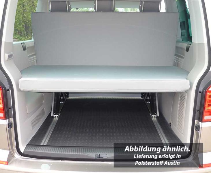 slaapbank VW T6/T5 V3000 maat 17, 1380 mm breed, 3-zits, achterbank T5 & T6