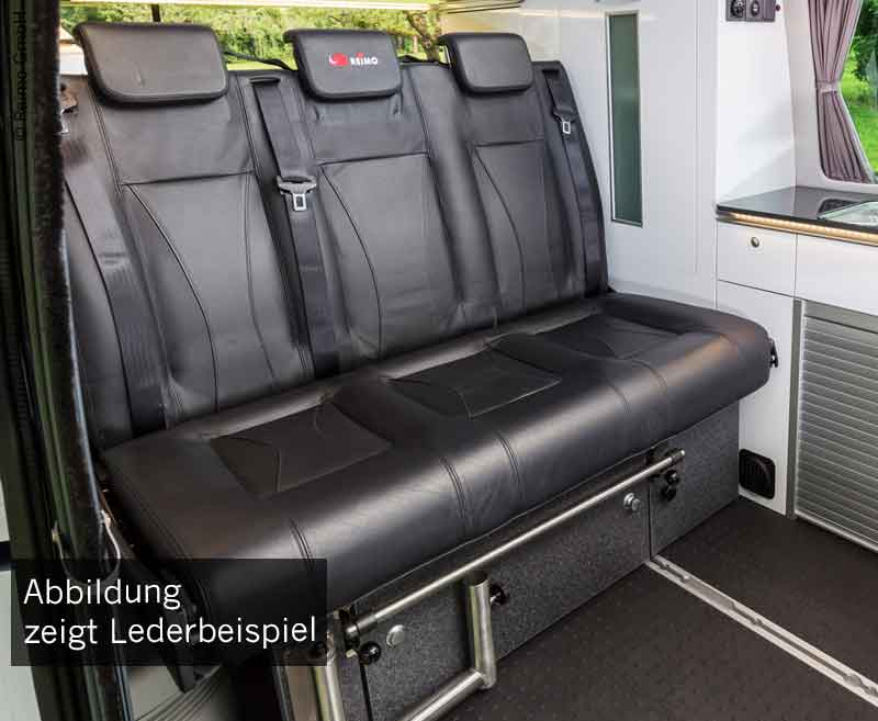 Slaapbank VW T6/T5 Trio Style V3000 Gr.8 1155mm breed, 3-zits smal,