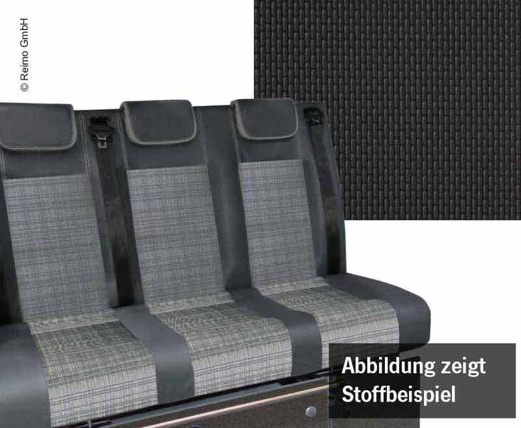 Slaapbank VW T6/T5 Trio Style V3000 Gr.8 1155mm breed, 3-zits smal,