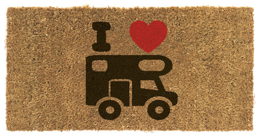 kokosmat 50x25cm - met opdruk "Motorhome