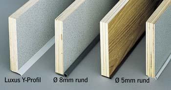 Afdichtingsstrip (kleur: medium grijs), rond profiel, Ø 5 mm, 5 m