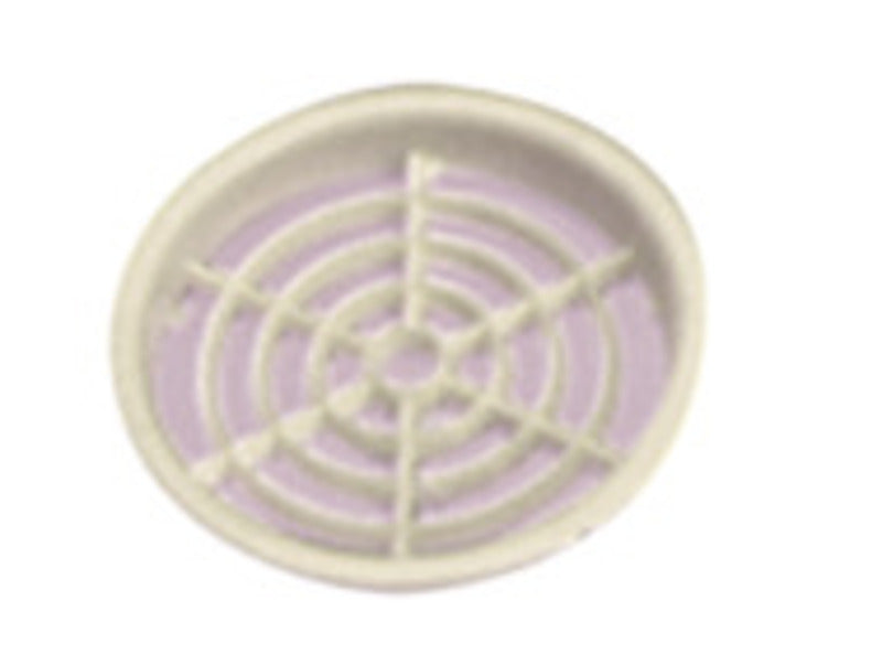 Meubelventilatierooster 60 mm rond (crème)