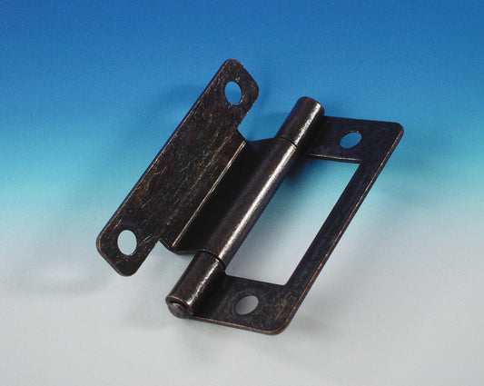 Scharnieren voor kleppen 50 mm gebogen, vernikkeld – Set van 4