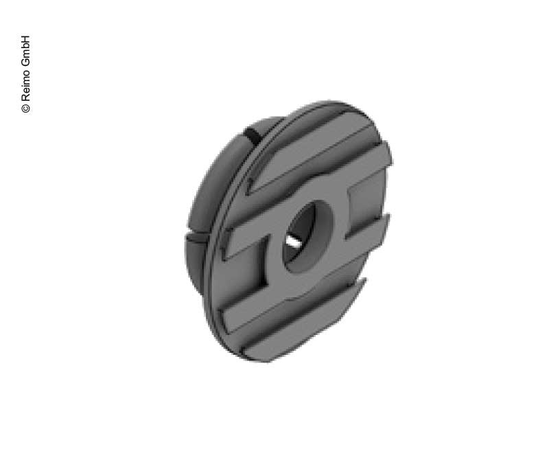 Zeer lage clips voor paneelmontage, 100 st.