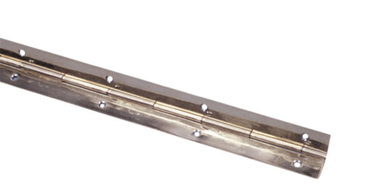 Pianoscharnier, staafscharnier voor 16mm platen, roestvrij staal, 1,75m lang