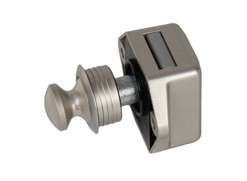 Push Lock Mini - meubelslot zilver