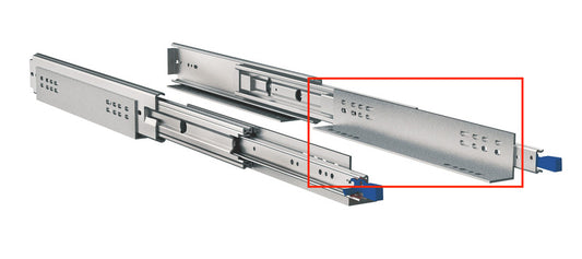 Bevestiging voor volledige uittrekbaarheid, lengte 305 mm, 2x L-beugel